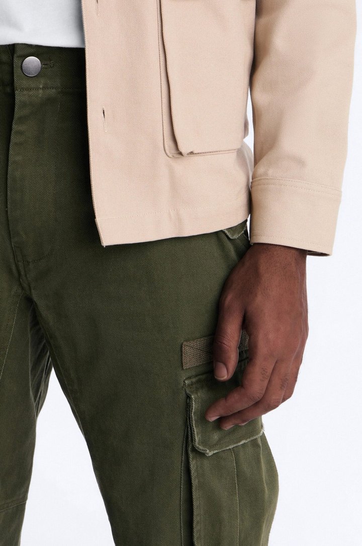 Straight Carter Point Utility Pant - Olive
