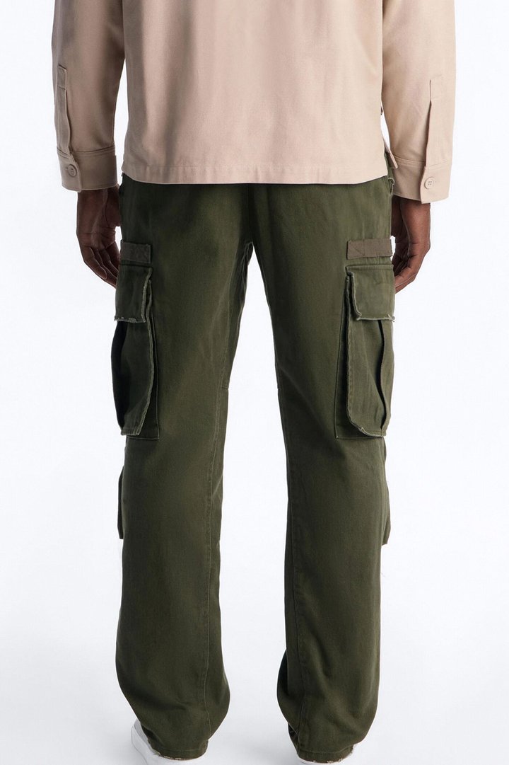 Straight Carter Point Utility Pant - Olive