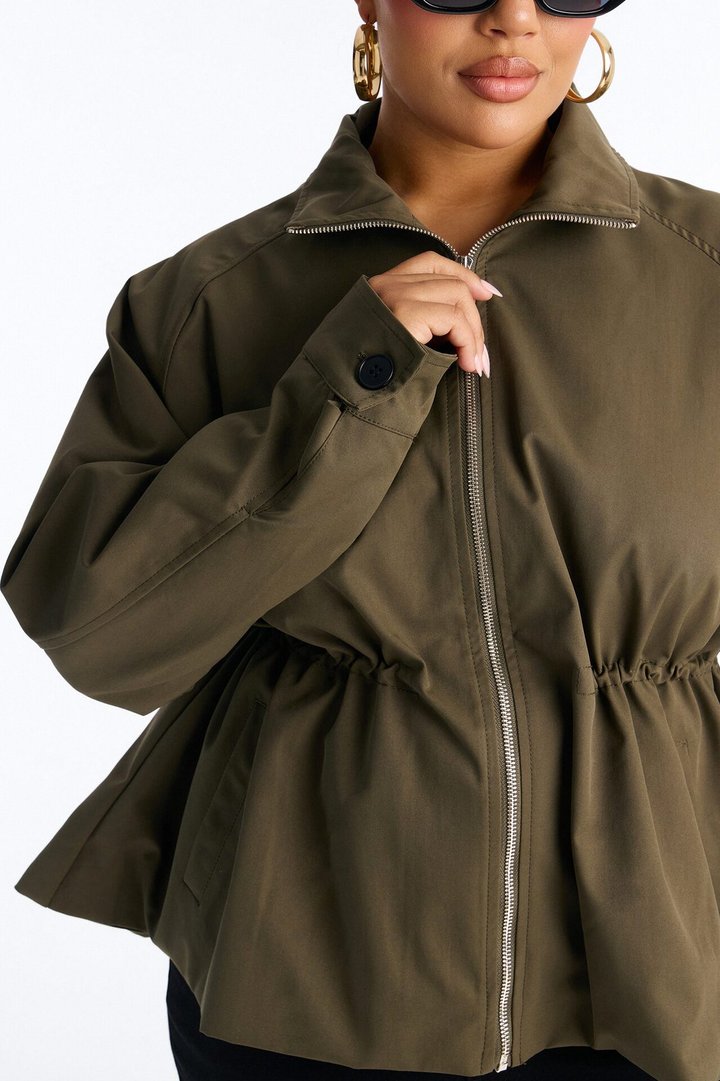 On Duty Funnel Neck Utility Anorak - Olive