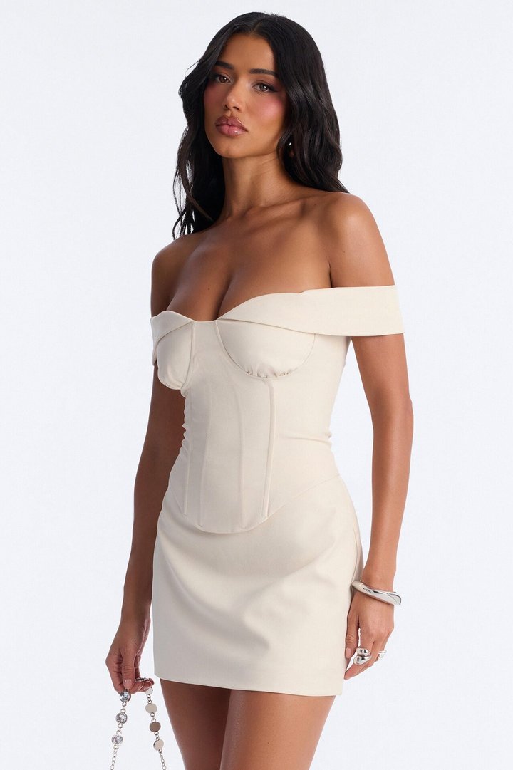 Eternal Muse Mini Dress - Off White