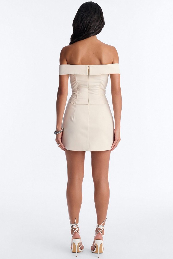 Eternal Muse Mini Dress - Off White