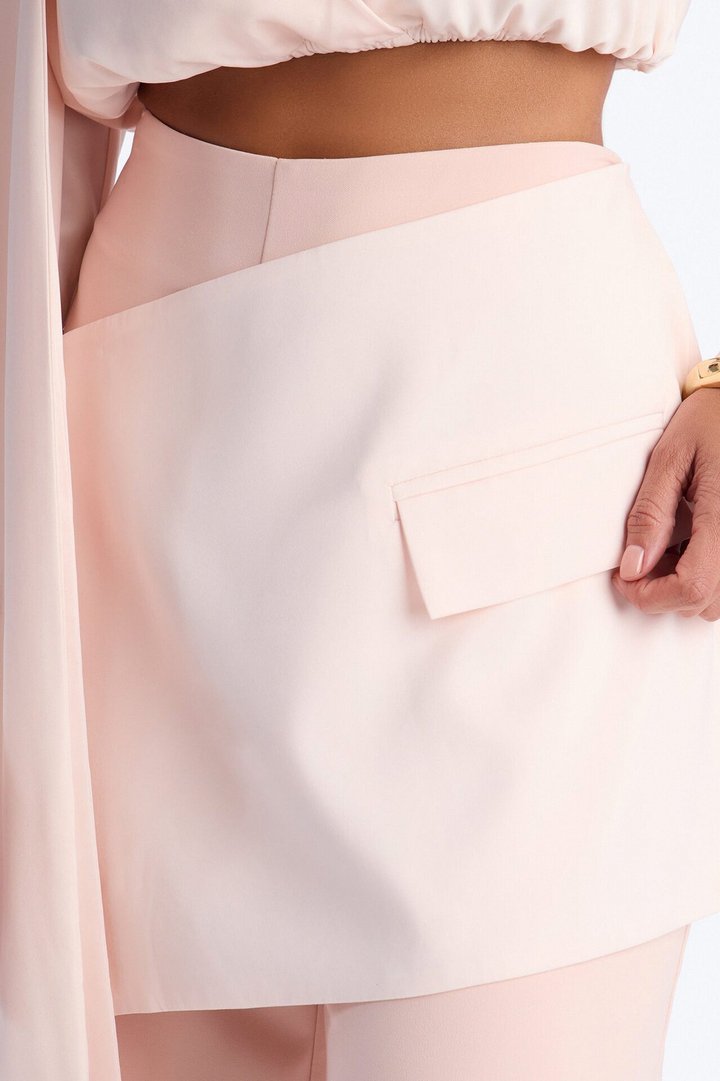 Command Attention Skirt Pant - Light Pink