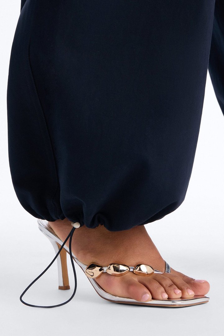 Aerin Mid Rise Cargo Jogger Pant 30″ - Navy