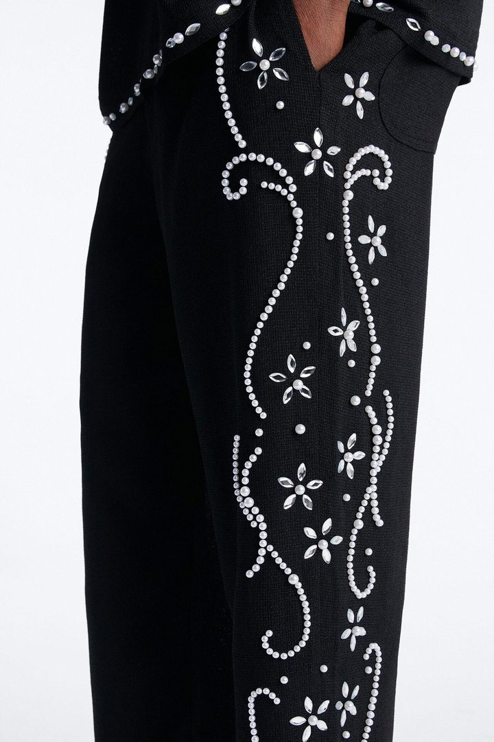 Straight Wanderlust Pearl Journey Pant - Black