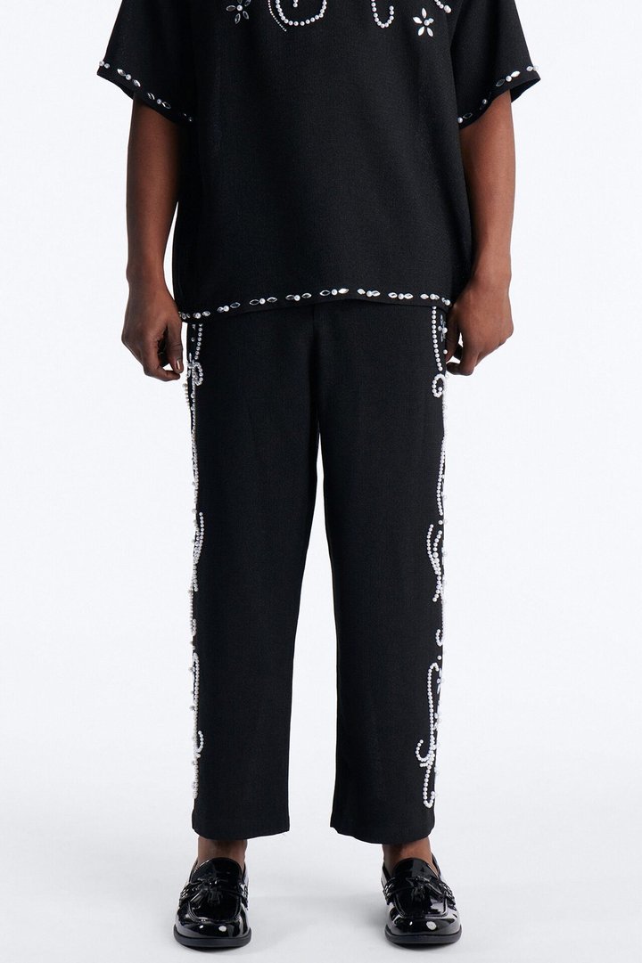 Straight Wanderlust Pearl Journey Pant - Black