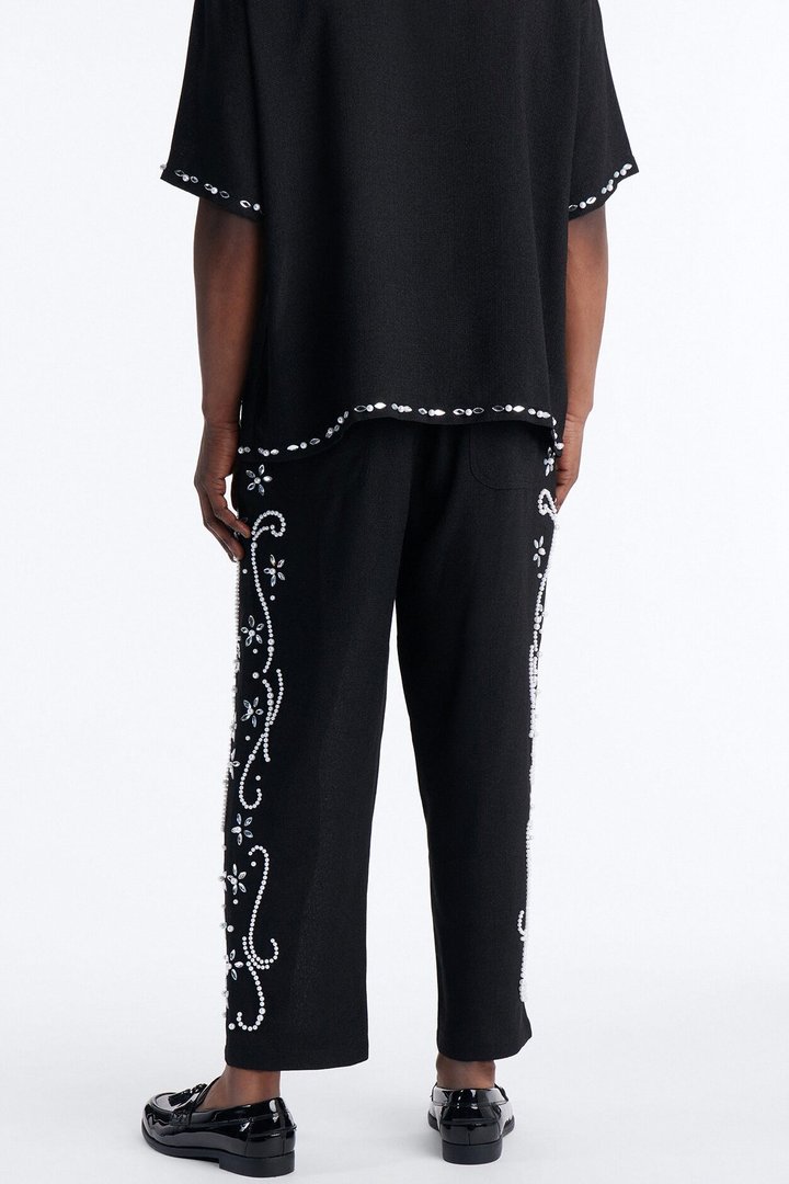 Straight Wanderlust Pearl Journey Pant - Black
