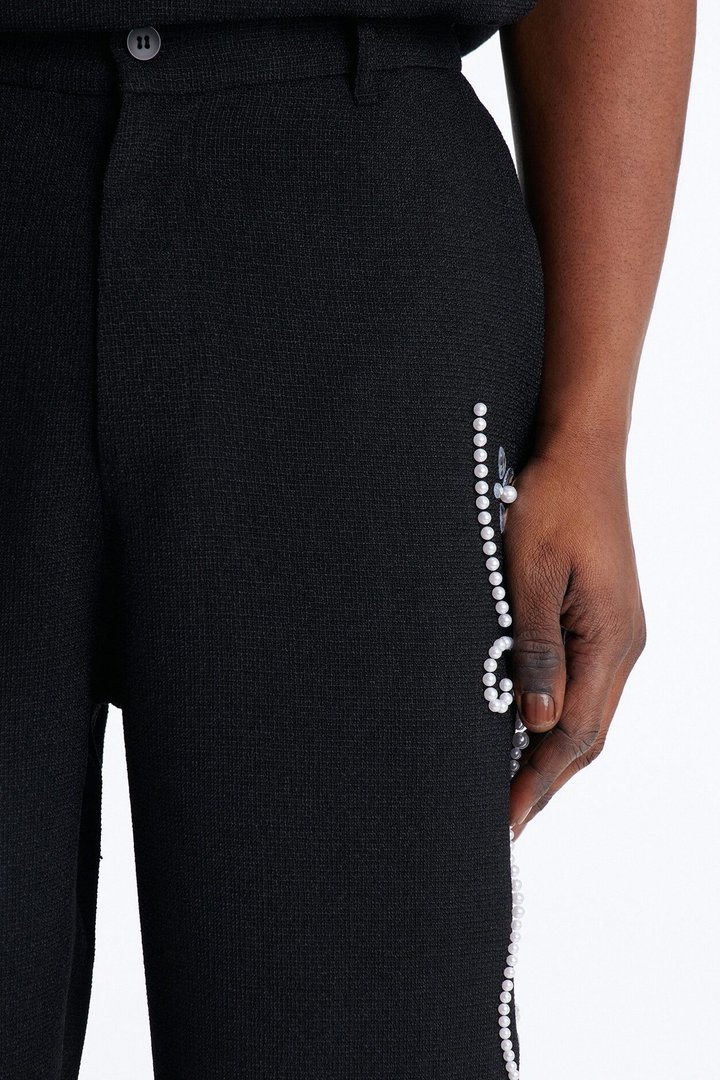 Straight Wanderlust Pearl Journey Pant - Black