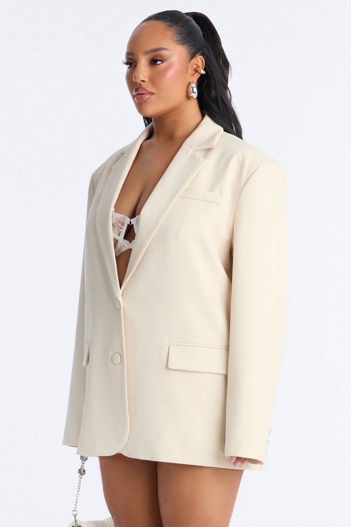 Eternal Muse Oversized Blazer - Off White