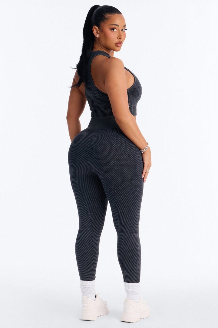 High Function Seamless Legging Set - Black