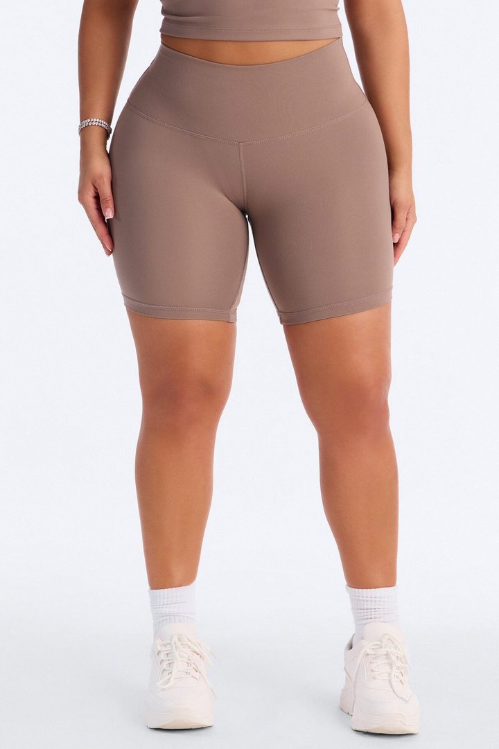 Myla Tricot Lounge Biker Shorts - Mocha