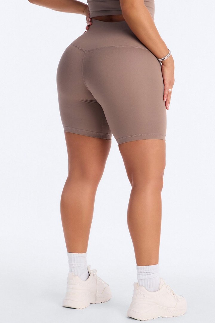 Myla Tricot Lounge Biker Shorts - Mocha