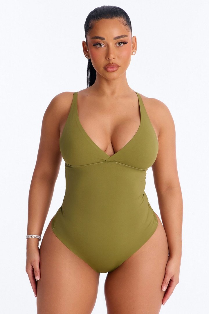 Yara Seamless Bodysuit - Olive