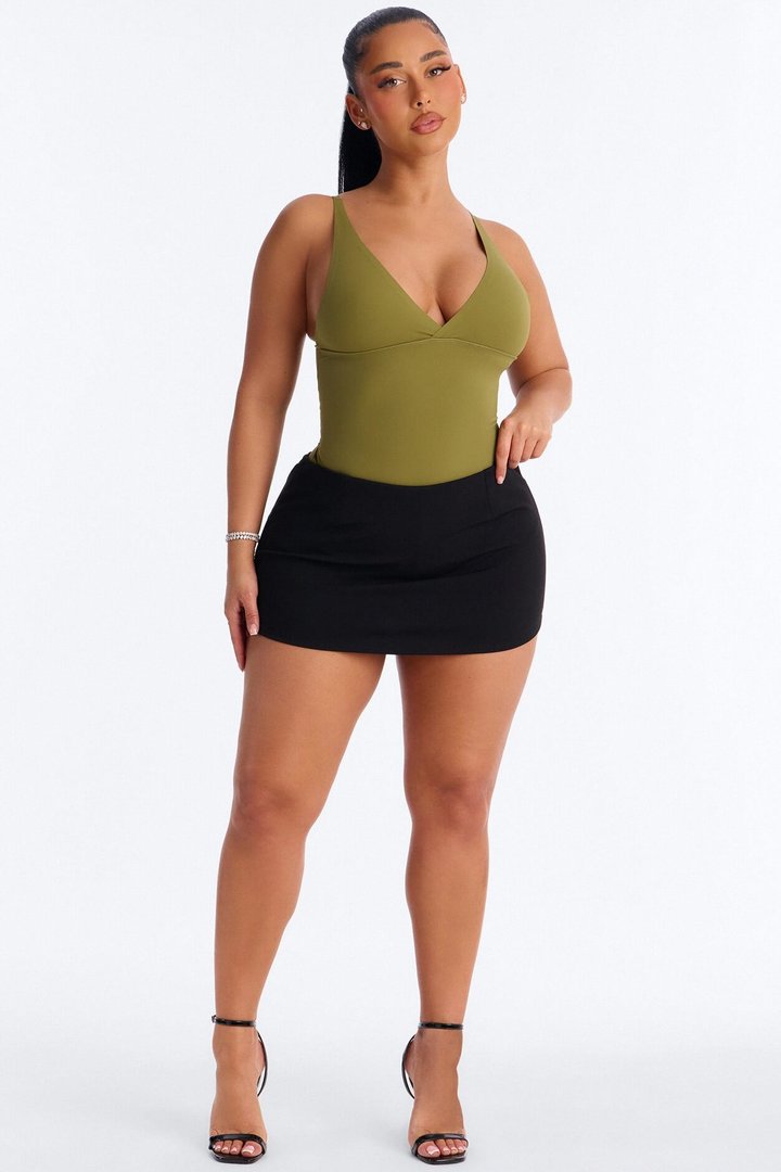 Yara Seamless Bodysuit - Olive
