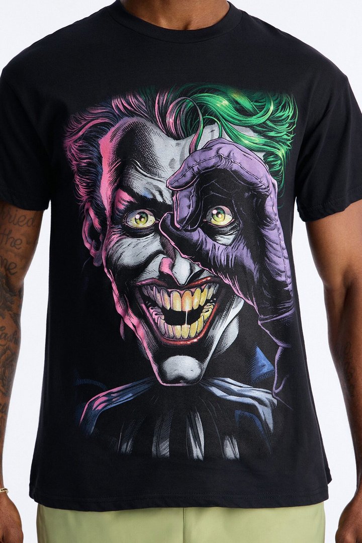 The Joker Everything Is Just A Joke Short Sleeve Tee - Black