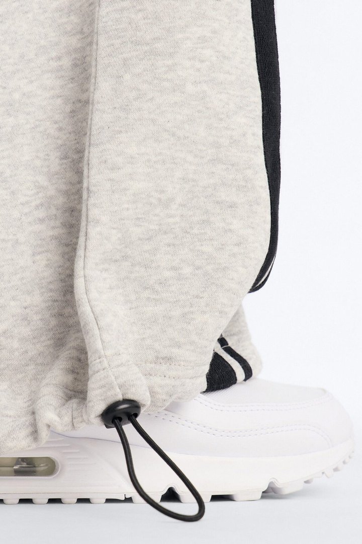 Jorden Fleece Wide Leg Lounge Pant - Heather Grey