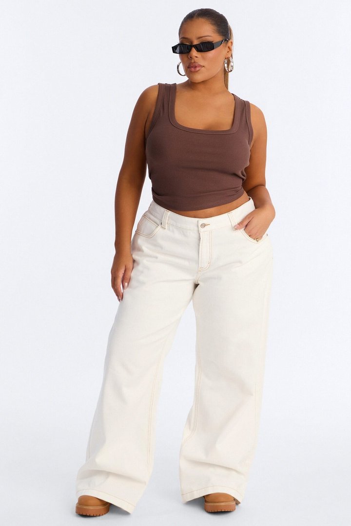 Remi Tank Top - Chocolate