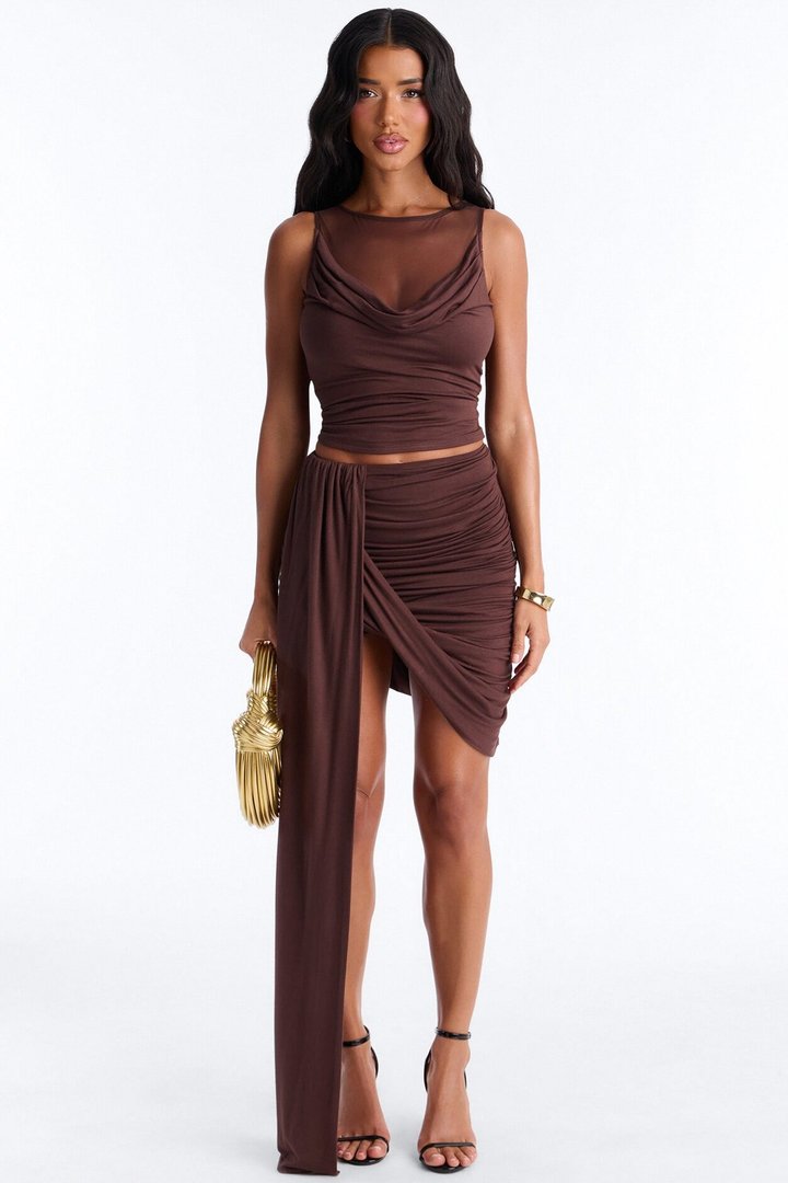 Effortless Edge Top - Chocolate