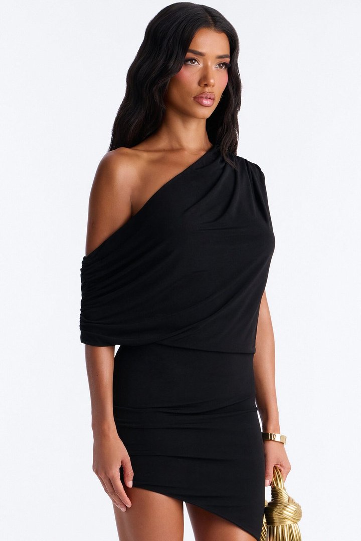 Taryn Midi Dress - Black