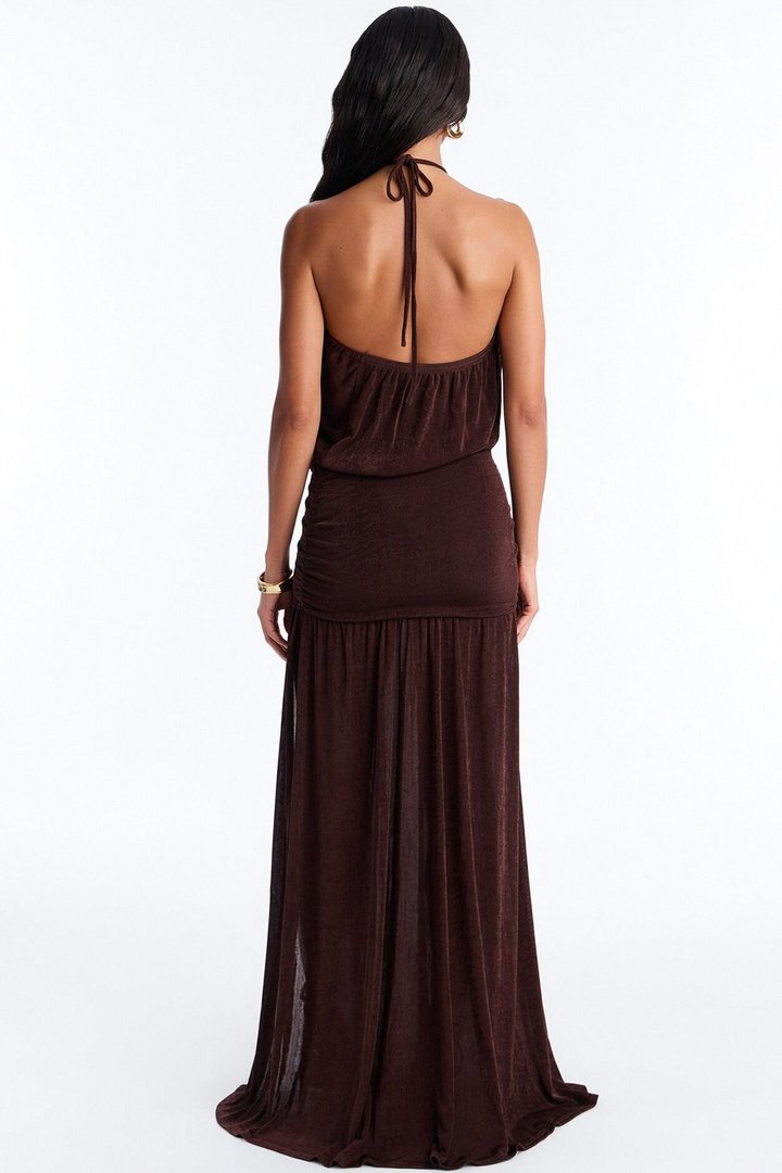 Main Character Maxi Dress - Chocolate