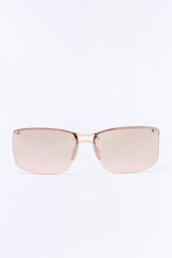 Fairytale Fest Shield Sunglasses - Pink