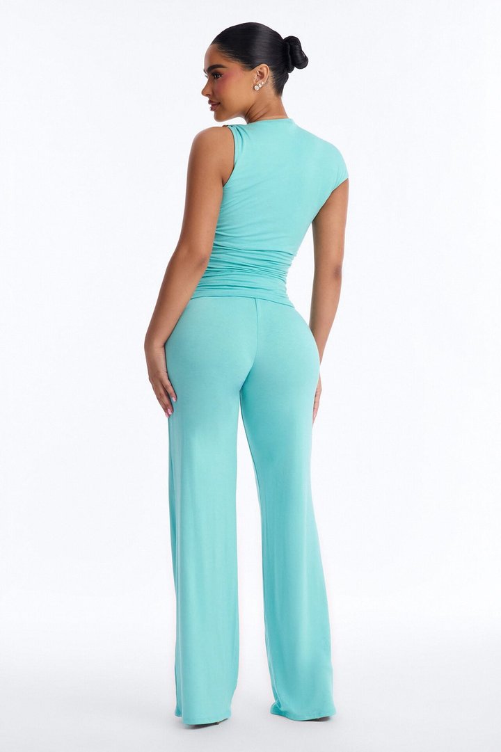 Clear Skies Pant Set - Aqua