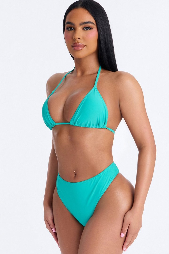 Maui Mix And Match Mid Rise Cheeky Bikini Bottom - Mint