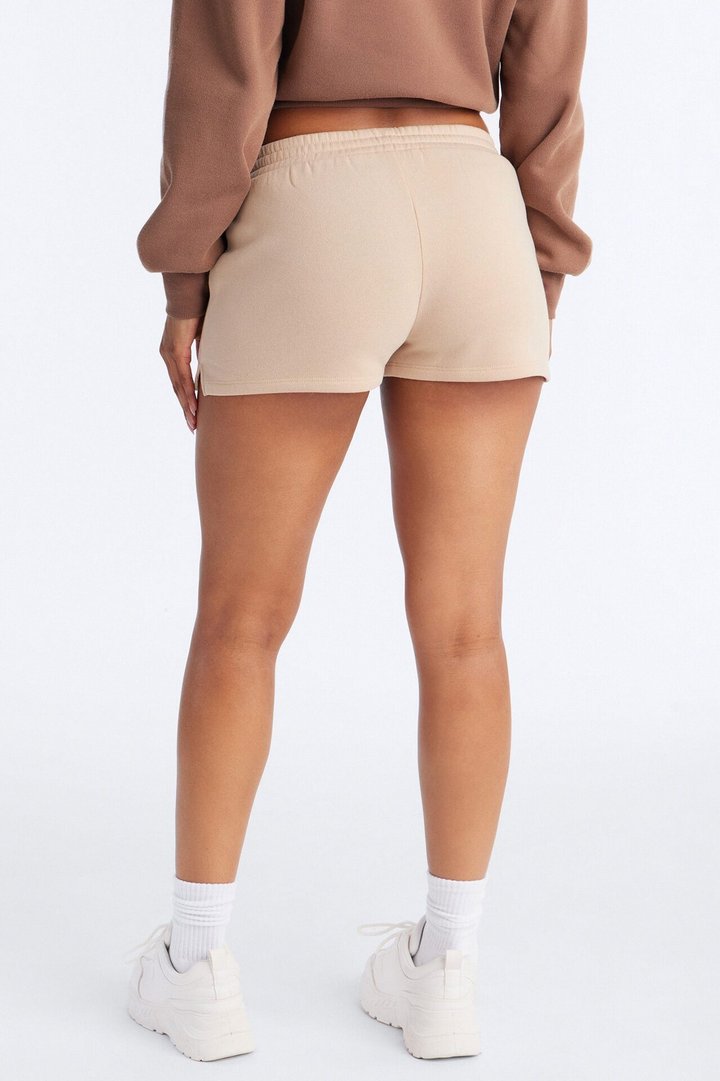 Jessica Fleece Lounge Micro Sweatshort - Taupe