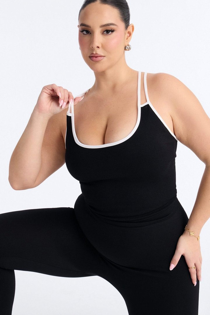 High Impact Seamless Legging Set - Black