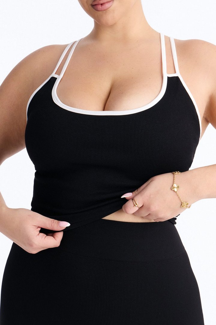 High Impact Seamless Legging Set - Black