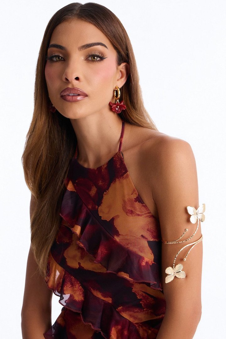 Mystical Butterfly Arm Cuff - Gold