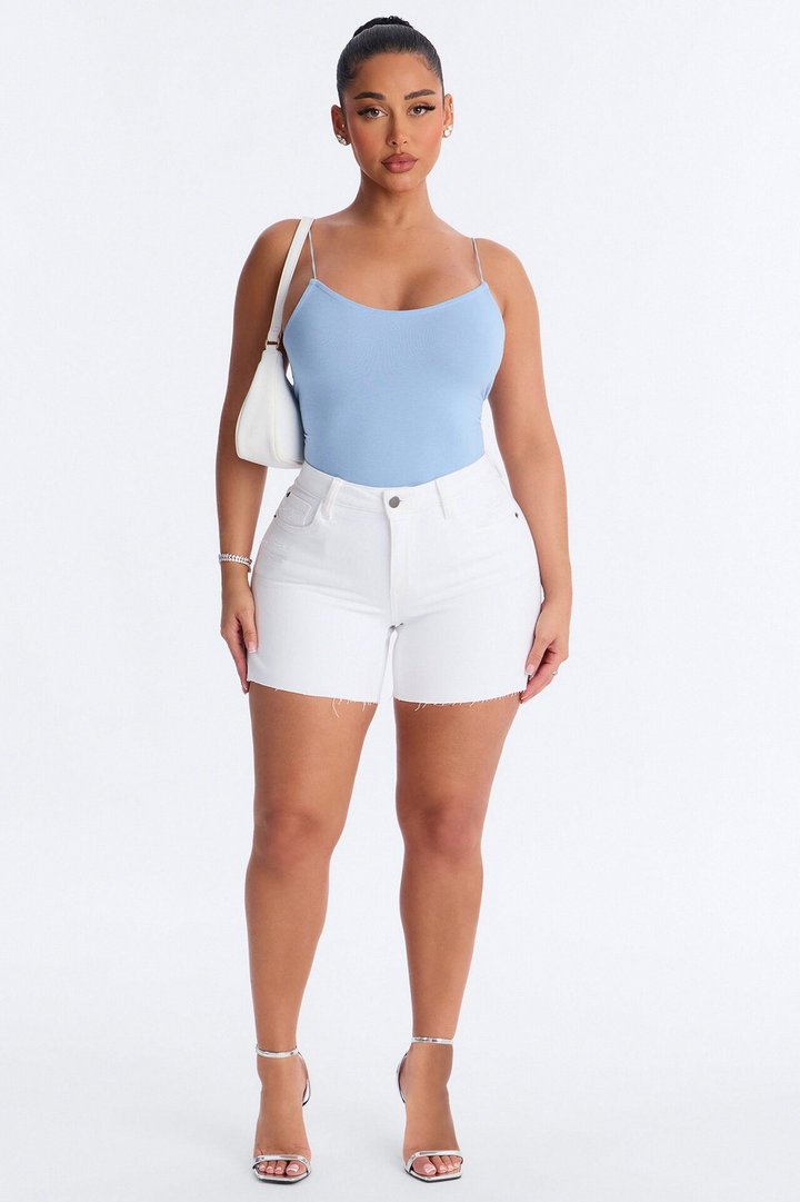 Just Like That Cami Bodysuit - Ice Blue
