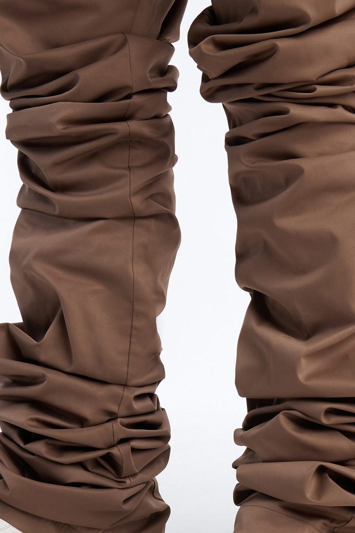 Slim Ultra Stacked Colorblock Pant - Brown