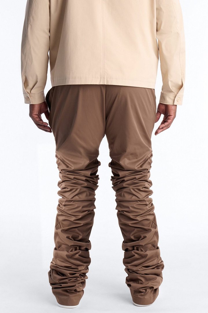 Slim Ultra Stacked Colorblock Pant - Brown