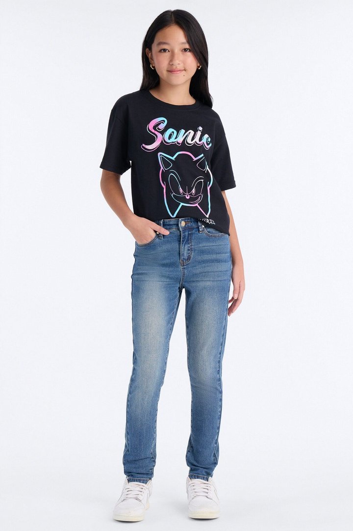 Mini She's Fire Stretch Skinny Jeans - Vintage Wash
