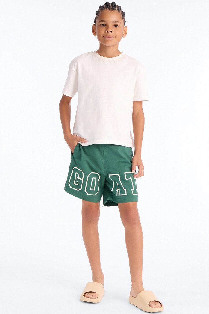 Mini I'm The Goat Swim Classic Trunk - Green
