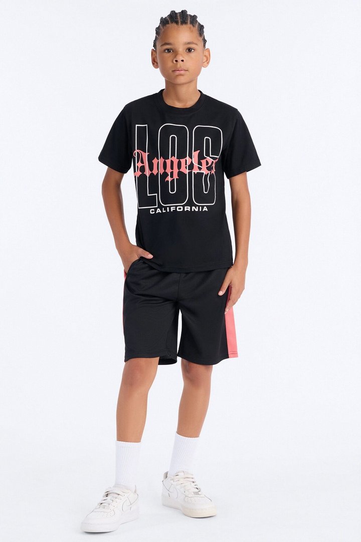 Mini LA Living Mesh Short Set - Black