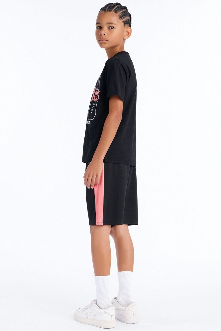 Mini LA Living Mesh Short Set - Black