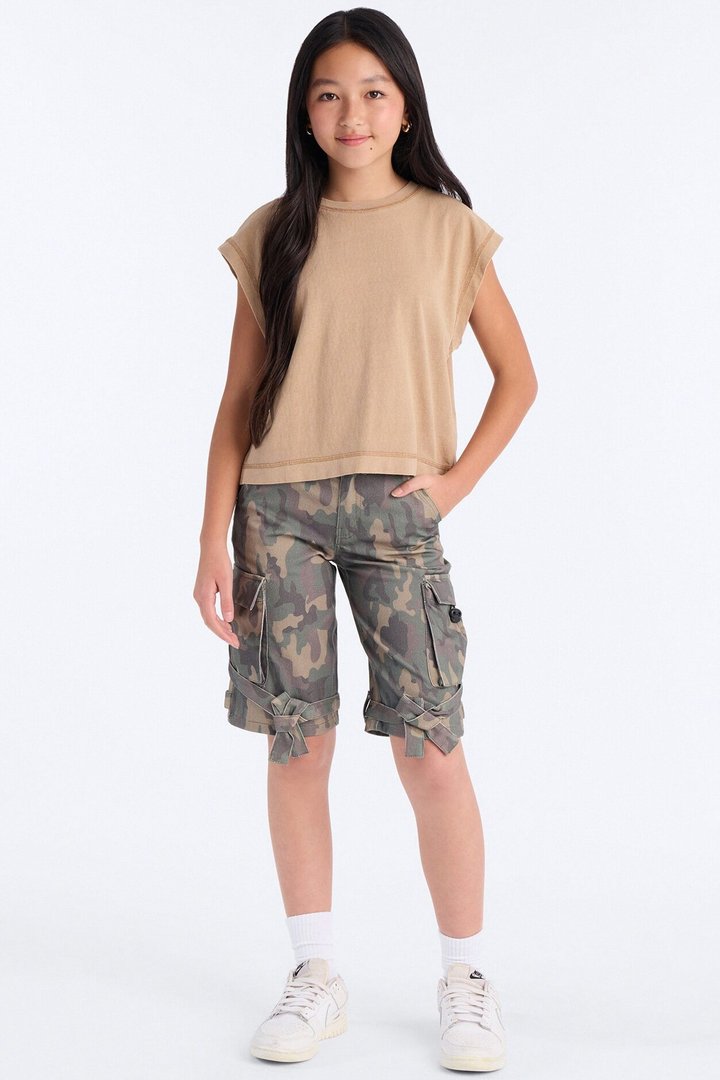 Mini True Exception Crew Neck Tee - Taupe