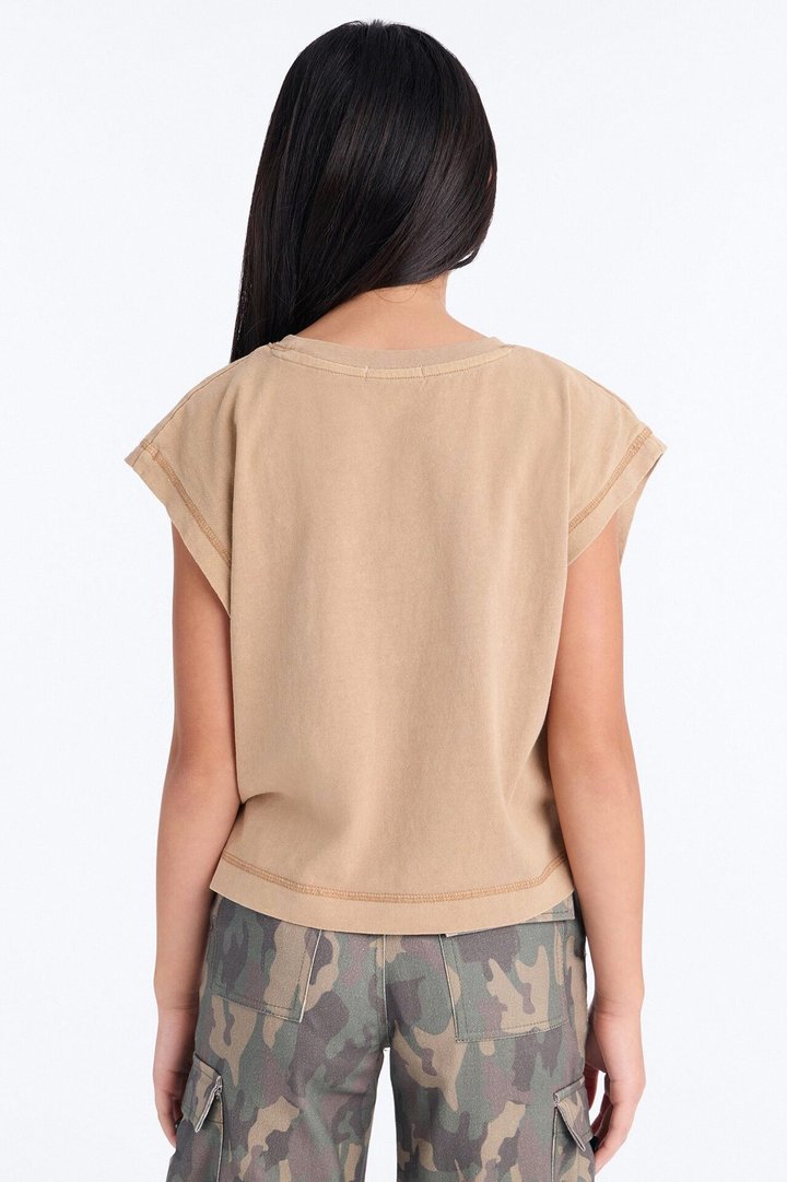 Mini True Exception Crew Neck Tee - Taupe