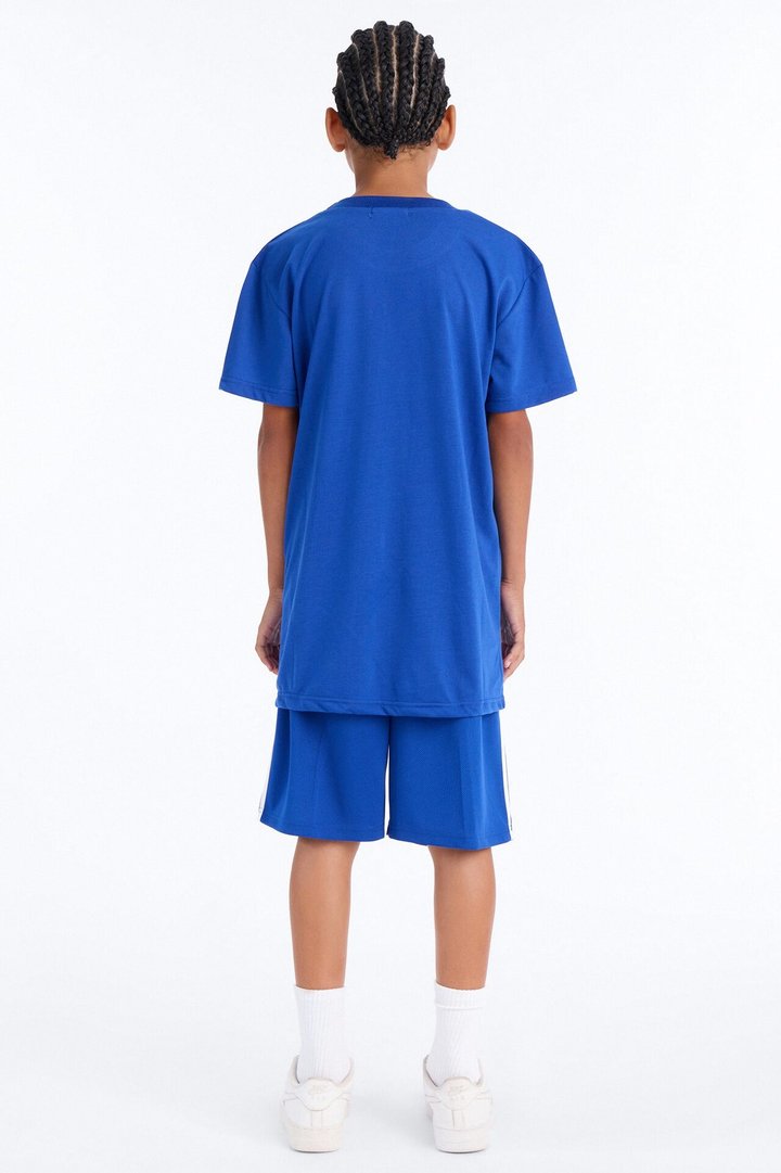 Mini Just Game Short Set - Blue