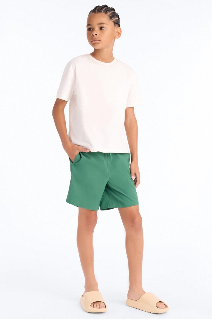 Mini Montez stretch swim trunk - Hunter Green