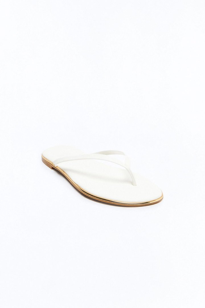 Mimi Flip Flops - White