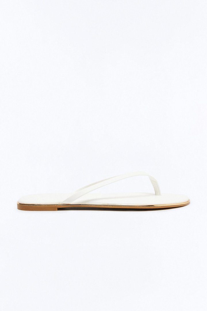 Mimi Flip Flops - White