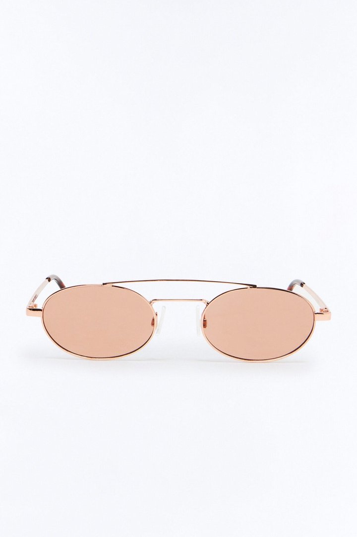 Dance Till Dawn Aviator Sunglasses - Rose Gold