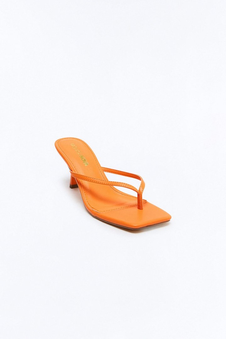 Ayla Thong Mules - Orange