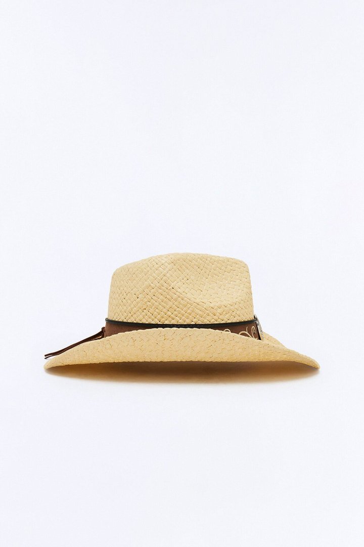 Vine With Me Cowboy Hat - Nude