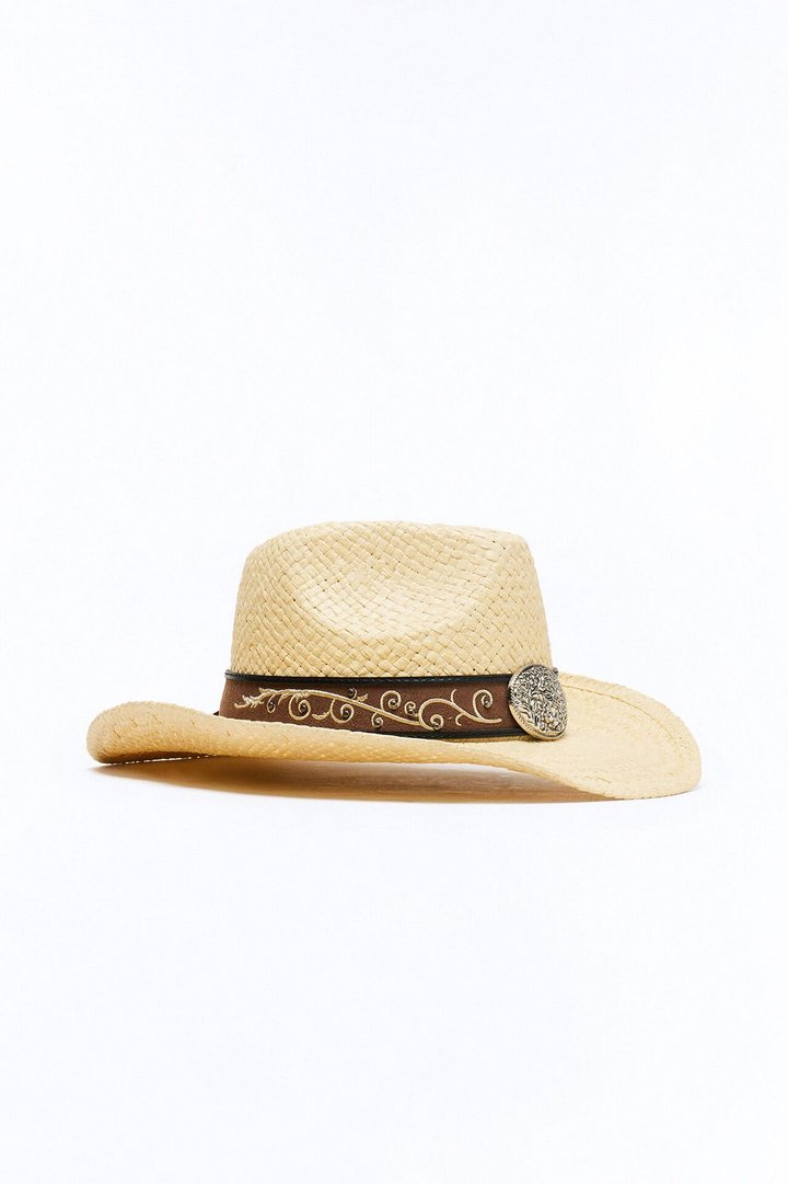 Vine With Me Cowboy Hat - Nude