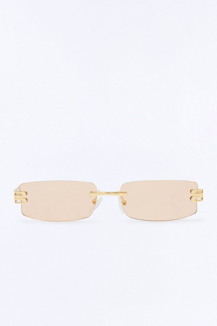 Dusk Till Dawn Square Sunglasses - Gold