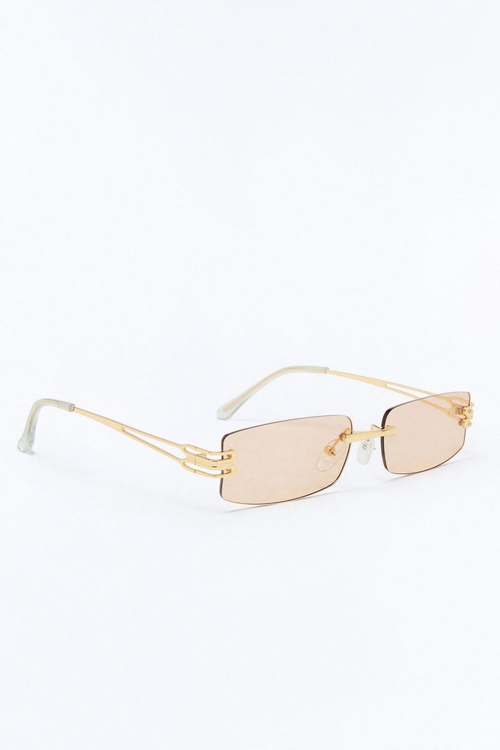 Dusk Till Dawn Square Sunglasses - Gold