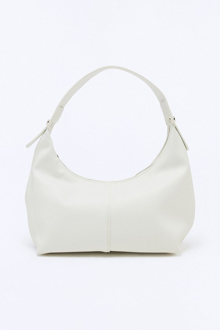 Let's Talk Essentials Faux Leather Bag - White